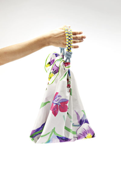 42-FOULARD FLOWER WHITE