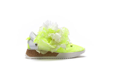 7-LACE NEON YELLOW PEONY